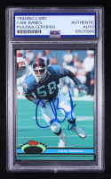 Carl Banks Signed 1991 Stadium Club #411 (PSA) at PristineAuction.com