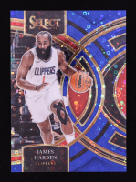 James Harden 2023-24 Select Prizms Blue Disco #137 #24/25 at PristineAuction.com