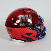 Abdul Carter Signed Giants Full-Size Authentic On-Field Chrome Alternate Speedflex Helmet (Beckett) at PristineAuction.com