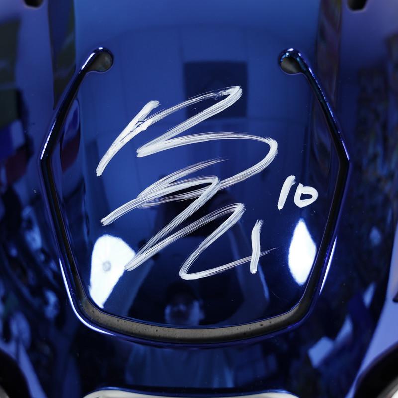 Bo Nix Signed Broncos Full-Size Authentic On-Field Chrome Alternate Speedflex Helmet (Beckett) at PristineAuction.com Bo Nix Signed Broncos Full-Size Authentic On-Field Chrome Alternate Speedflex Helmet (Beckett) at PristineAuction.com