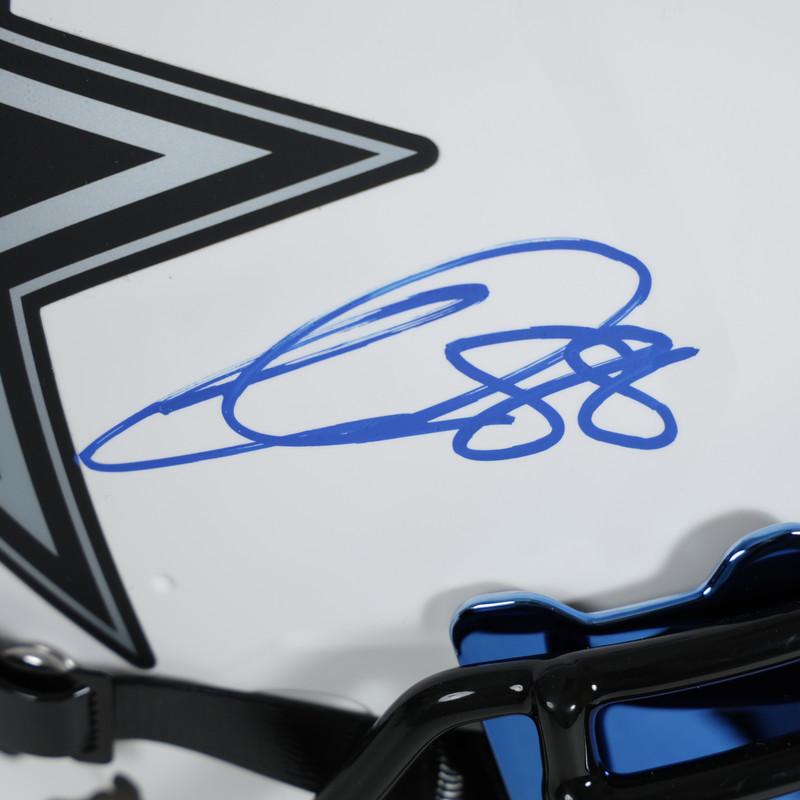 CeeDee Lamb Signed Cowboys Full-Size Authentic On-Field Lunar Eclipse Alternate Custom Painted Speed Helmet (Fanatics) at PristineAuction.com CeeDee Lamb Signed Cowboys Full-Size Authentic On-Field Lunar Eclipse Alternate Custom Painted Speed Helmet (Fanatics) at PristineAuction.com