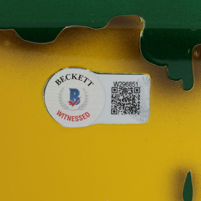 Christian Watson Signed Packers Full-Size Authentic On-Field Custom Painted Speed Helmet Inscribed "Go Pack Go" (Beckett) at PristineAuction.com Christian Watson Signed Packers Full-Size Authentic On-Field Custom Painted Speed Helmet Inscribed "Go Pack Go" (Beckett) at PristineAuction.com