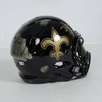 Drew Brees Signed Saints Full-Size Authentic On-Field Custom Painted Speed Helmet (Beckett) at PristineAuction.com