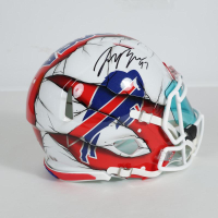 Joey Bosa Signed Bills Full-Size Authentic On-Field Custom Painted Speed Helmet (Beckett) at PristineAuction.com