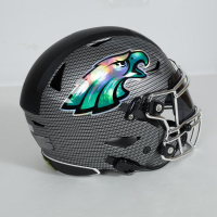 Jalen Hurts Signed Eagles Full-Size Authentic On-Field Custom Painted Speedflex Helmet (Beckett) at PristineAuction.com