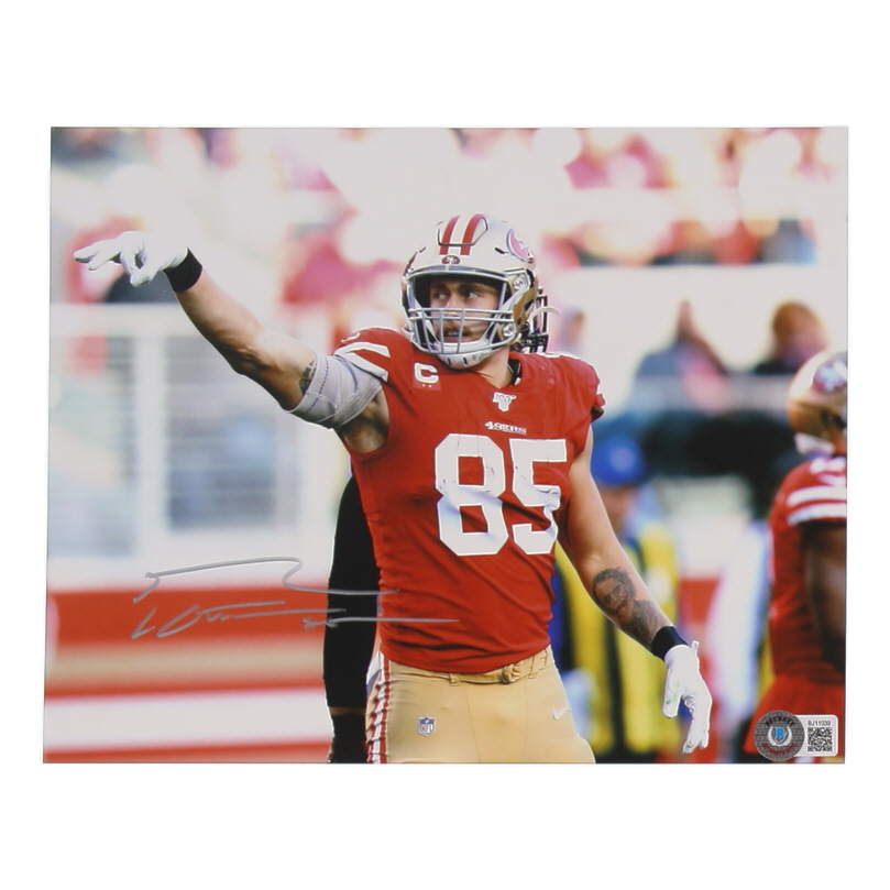 George Kittle Signed 49ers 8x10 Photo (Beckett) at PristineAuction.com George Kittle Signed 49ers 8x10 Photo (Beckett) at PristineAuction.com