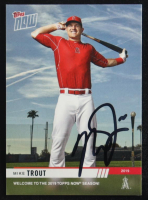 Mike Trout Signed 2019 Topps Now Mike Trout Promo #NNO (PSA) at PristineAuction.com