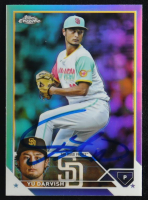 Yu Darvish Signed 2023 Topps Chrome Refractors #26 (PSA) at PristineAuction.com