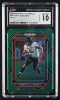 Patrick Mahomes II 2023 Panini Prizm Draft Picks Prizms Green #81 (CGC 10) at PristineAuction.com