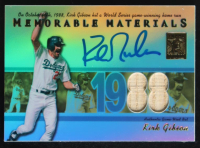 Kirk Gibson Signed 2002 Topps Tribute Memorable Materials #KG (PSA) at PristineAuction.com