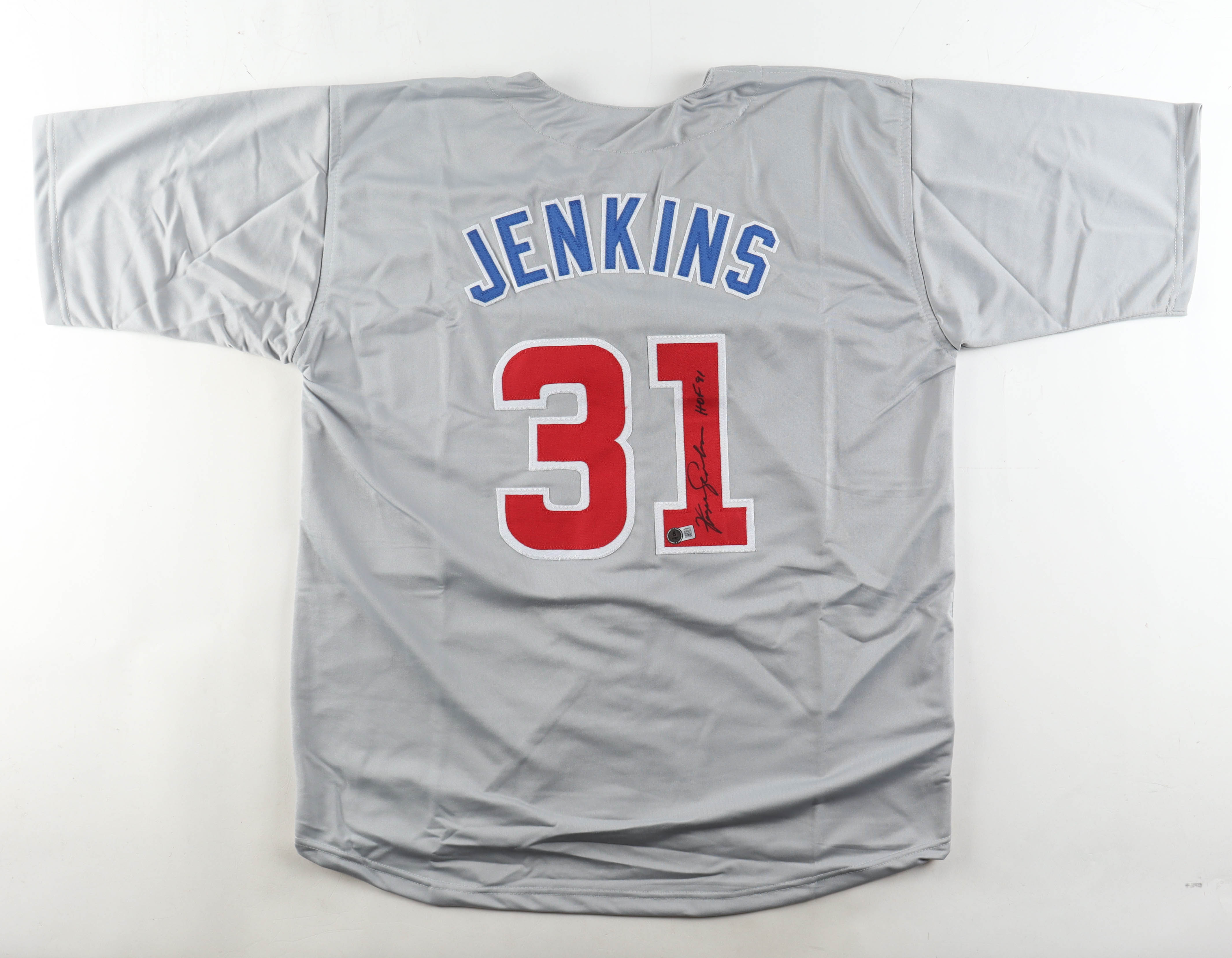 Fergie Jenkins Signed Jersey Inscribed "HOF 91" (Beckett) at PristineAuction.com Fergie Jenkins Signed Jersey Inscribed "HOF 91" (Beckett) at PristineAuction.com