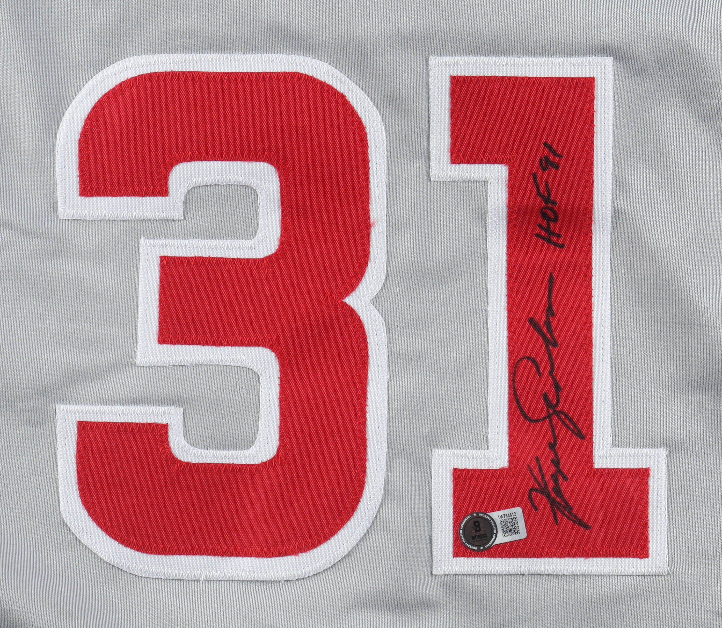 Fergie Jenkins Signed Jersey Inscribed "HOF 91" (Beckett) at PristineAuction.com Fergie Jenkins Signed Jersey Inscribed "HOF 91" (Beckett) at PristineAuction.com