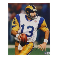 Kurt Warner Signed Rams 8x10 Photo (Beckett) at PristineAuction.com