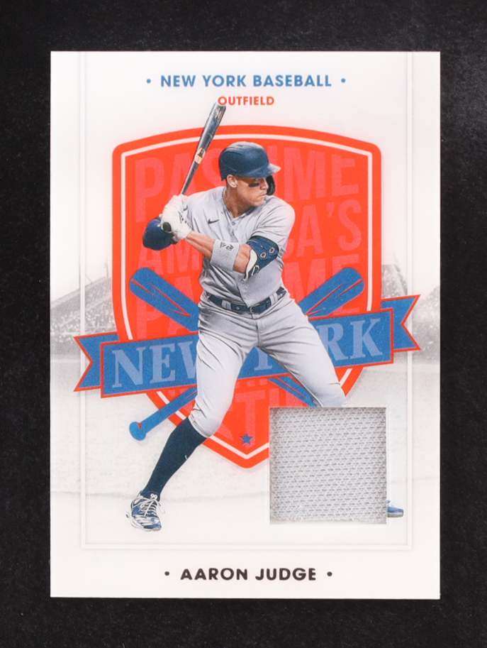 Aaron Judge 2021 Panini America's Pastime Swatches #3 at PristineAuction.com Aaron Judge 2021 Panini America's Pastime Swatches #3 at PristineAuction.com