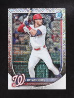 Dylan Crews 2025 Topps Bowman Chrome Mojo Refractor #42 RC at PristineAuction.com
