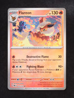 Flareon 2025 Pokemon Scarlet and Violet Prismatic Evolutions #013 at PristineAuction.com
