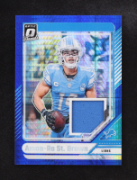 Amon-Ra St. Brown 2024 Panini Donruss Optic Threads Prizm #DTB-ASB at PristineAuction.com