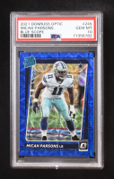 Micah Parsons 2021 Donruss Optic Blue Scope #245 RC (PSA 10) at PristineAuction.com
