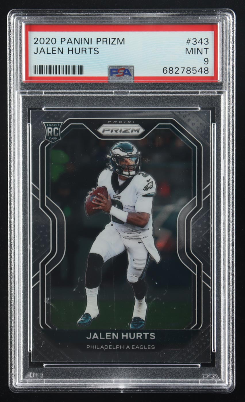 Jalen Hurts 2020 Panini Prizm #343 (PSA 9) at PristineAuction.com Jalen Hurts 2020 Panini Prizm #343 (PSA 9) at PristineAuction.com