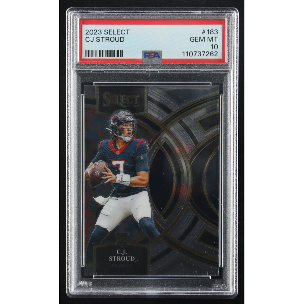 CJ Stroud 2023 Panini Select #183 RC (PSA 10) at PristineAuction.com