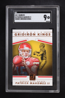 Patrick Mahomes II 2017 Donruss Rookie Gridiron Kings #2 (SGC 9) at PristineAuction.com