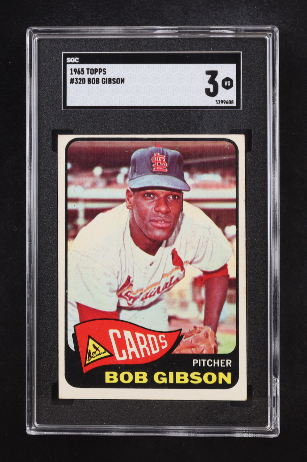 Bob Gibson 1965 Topps #320 (SGC 3) at PristineAuction.com Bob Gibson 1965 Topps #320 (SGC 3) at PristineAuction.com