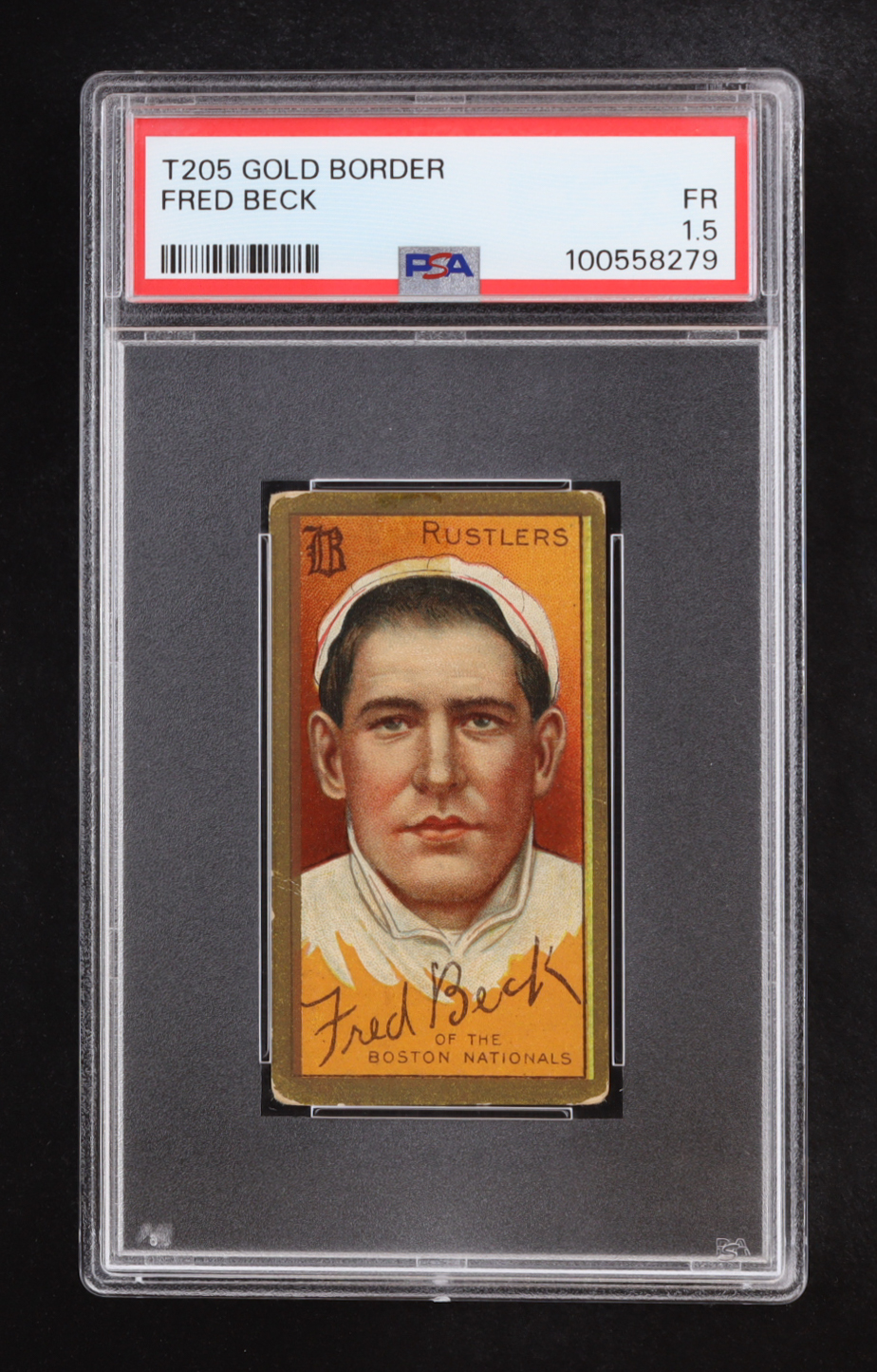 Fred Beck T205 Gold Border (PSA 1.5) at PristineAuction.com Fred Beck T205 Gold Border (PSA 1.5) at PristineAuction.com