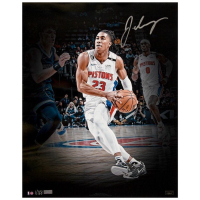 Jaden Ivey Signed LE Pistons "Logoman" 16x20 Photo (Panini) at PristineAuction.com