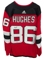 Jack Hughes Signed Devils Adidas Authentic Jersey (Fanatics) at PristineAuction.com