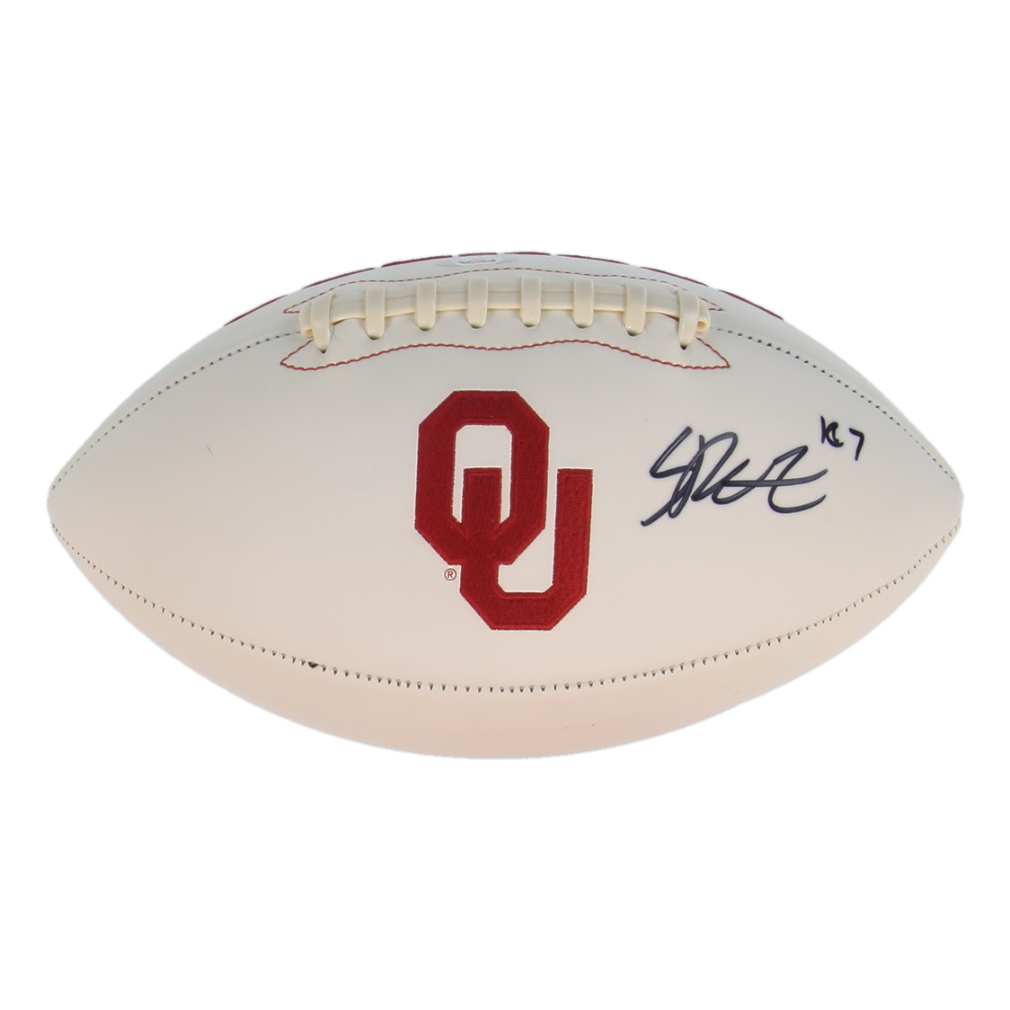 Spencer Rattler Signed Oklahoma Sooners Logo Football (PSA) at PristineAuction.com Spencer Rattler Signed Oklahoma Sooners Logo Football (PSA) at PristineAuction.com