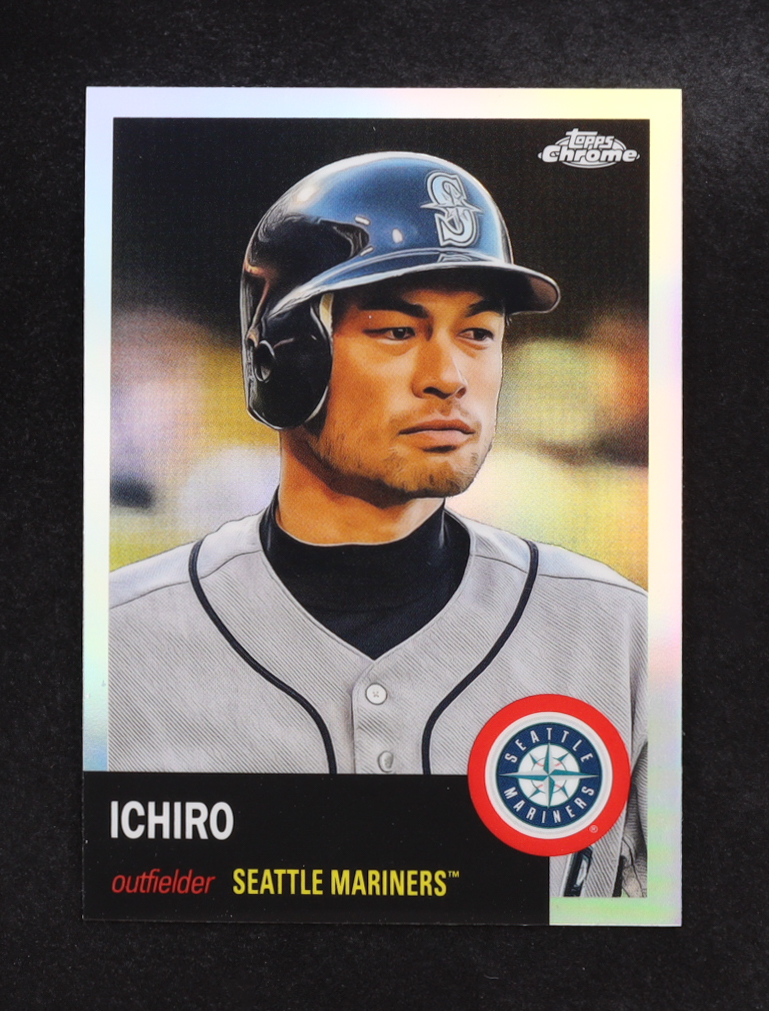 Ichiro Suzuki 2022 Topps Chrome Platinum Anniversary Refractor #292 at PristineAuction.com Ichiro Suzuki 2022 Topps Chrome Platinum Anniversary Refractor #292 at PristineAuction.com