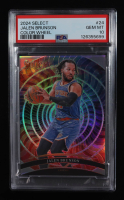 Jalen Brunson 2024-25 Panini Select Color Wheel #24 (PSA 10) at PristineAuction.com