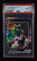 Jalen Hurts 2024 Panini Donruss Optic Team Logo #158 #7/32 (PSA 10) at PristineAuction.com