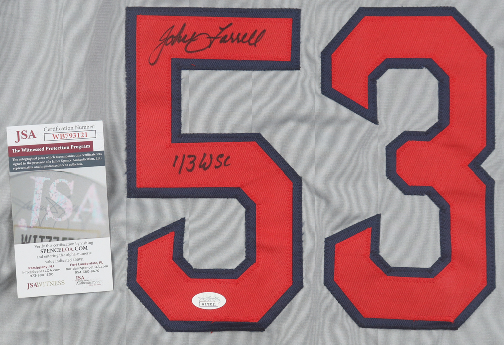 John Farrell Signed Jersey Inscribed "'13 WSC" (JSA) at PristineAuction.com John Farrell Signed Jersey Inscribed "'13 WSC" (JSA) at PristineAuction.com