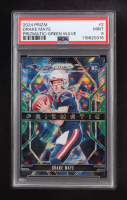 Drake Maye 2024 Panini Prizm Prizmatic Green Wave #2 RC (PSA 9) at PristineAuction.com