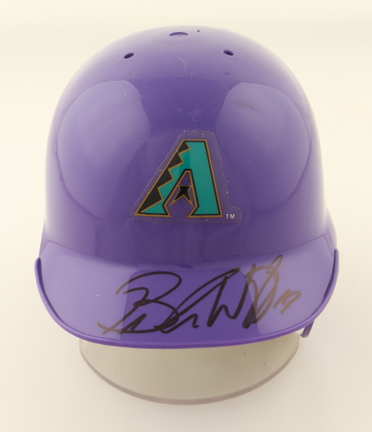 Brandon Webb Signed Diamondbacks Mini Batting Helmet (Beckett) at PristineAuction.com Brandon Webb Signed Diamondbacks Mini Batting Helmet (Beckett) at PristineAuction.com