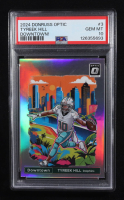 Tyreek Hill 2024 Donruss Optic Downtown #3 (PSA 10) at PristineAuction.com