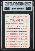 Mike Michalske Signed 1973 APBA Game Card (CAS) at PristineAuction.com