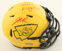 Jalen Royals Signed Chiefs Rave Alternate Speed Mini Helmet Inscribed "Chiefs Kingdom" (JSA) at PristineAuction.com