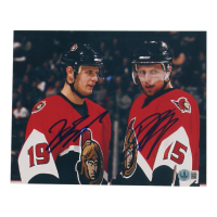 Dany Heatley & Jason Spezza Signed Senators 8x10 Photo (Beckett) at PristineAuction.com