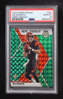 Joe Burrow 2020 Mosaic Mosaic Green DEB #261 RC (PSA 10) at PristineAuction.com