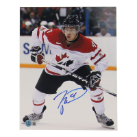 Taylor Hall Signed Team Canada 8x10 Photo (Beckett) at PristineAuction.com