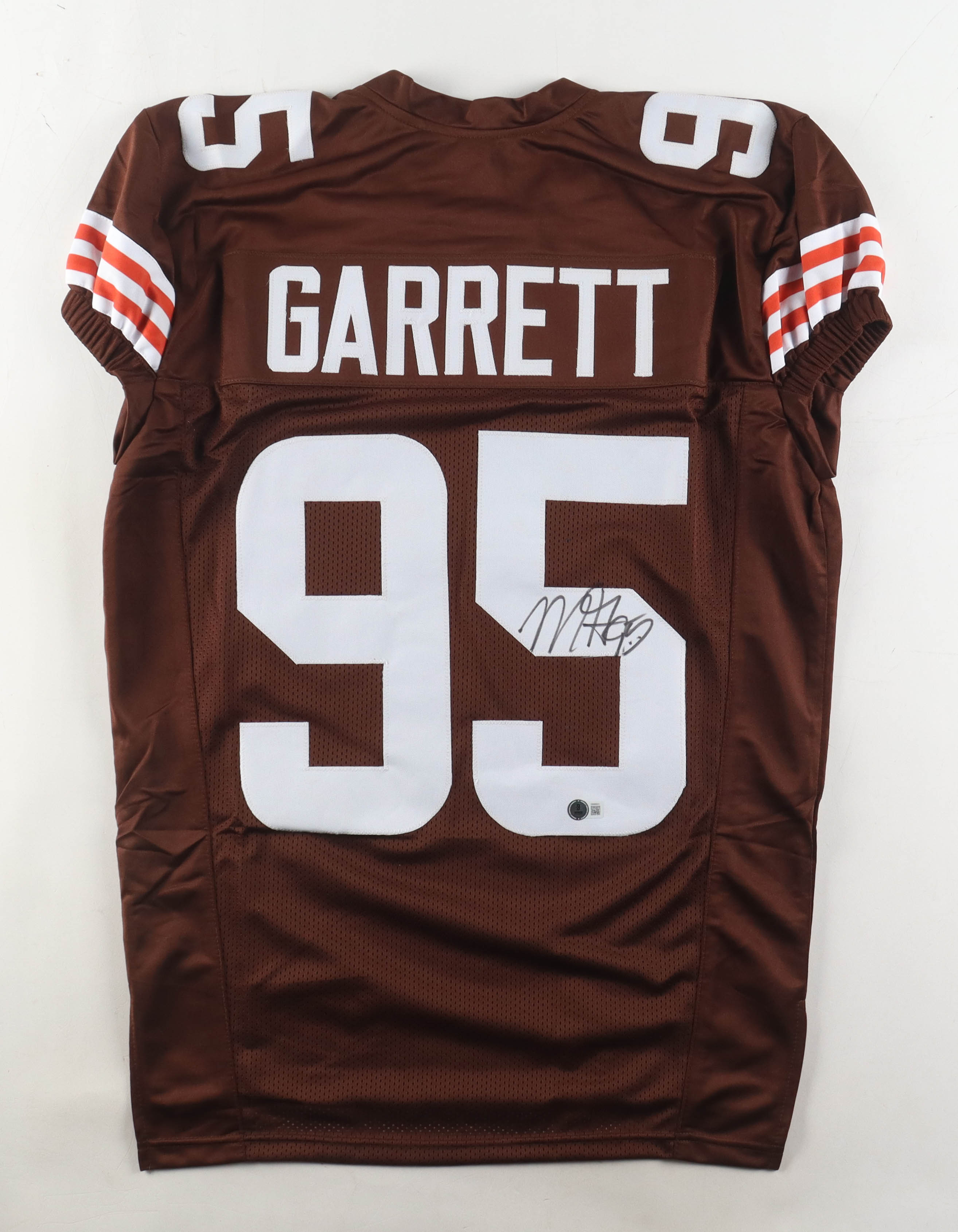 Myles Garrett Signed Jersey (Beckett) at PristineAuction.com Myles Garrett Signed Jersey (Beckett) at PristineAuction.com