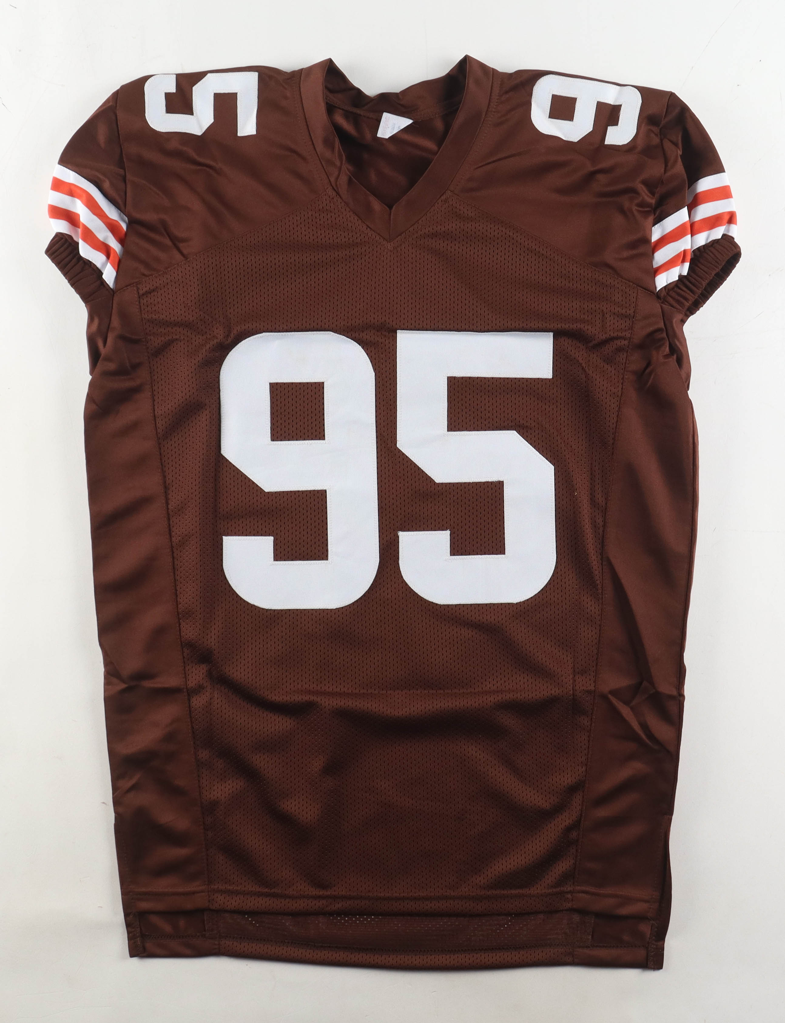 Myles Garrett Signed Jersey (Beckett) at PristineAuction.com Myles Garrett Signed Jersey (Beckett) at PristineAuction.com