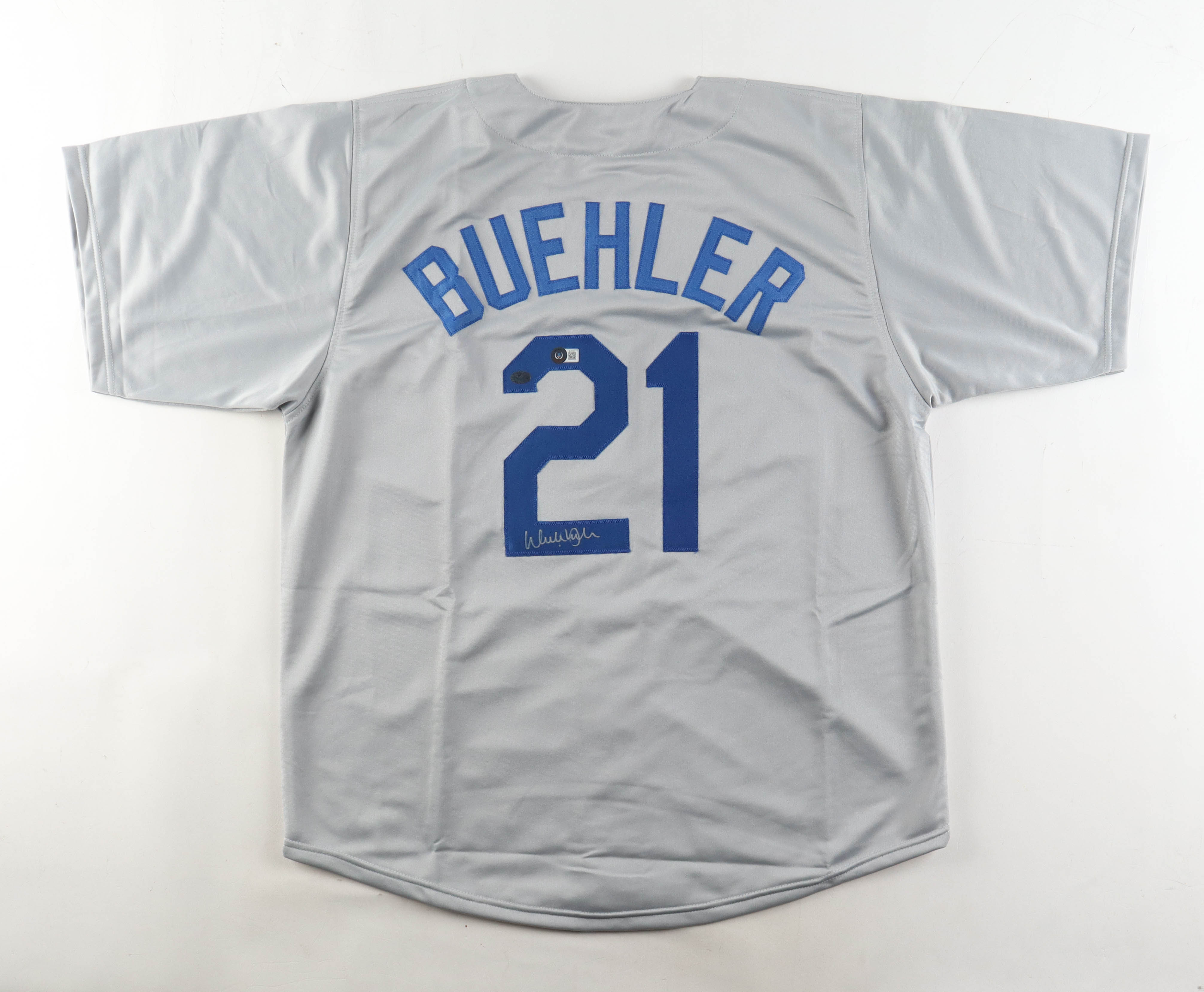 Walker Buehler Signed Jersey (Beckett) at PristineAuction.com Walker Buehler Signed Jersey (Beckett) at PristineAuction.com