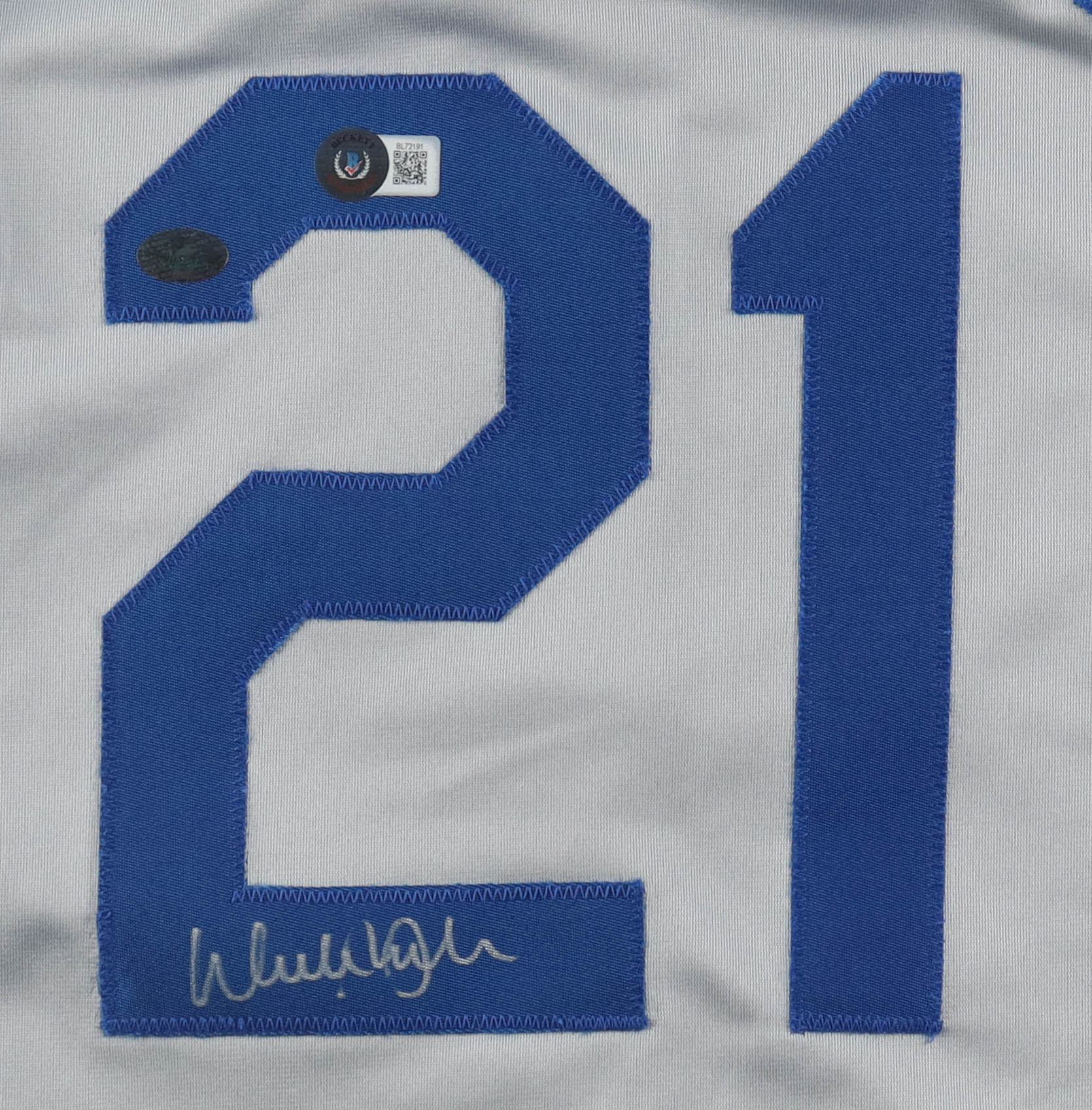 Walker Buehler Signed Jersey (Beckett) at PristineAuction.com Walker Buehler Signed Jersey (Beckett) at PristineAuction.com