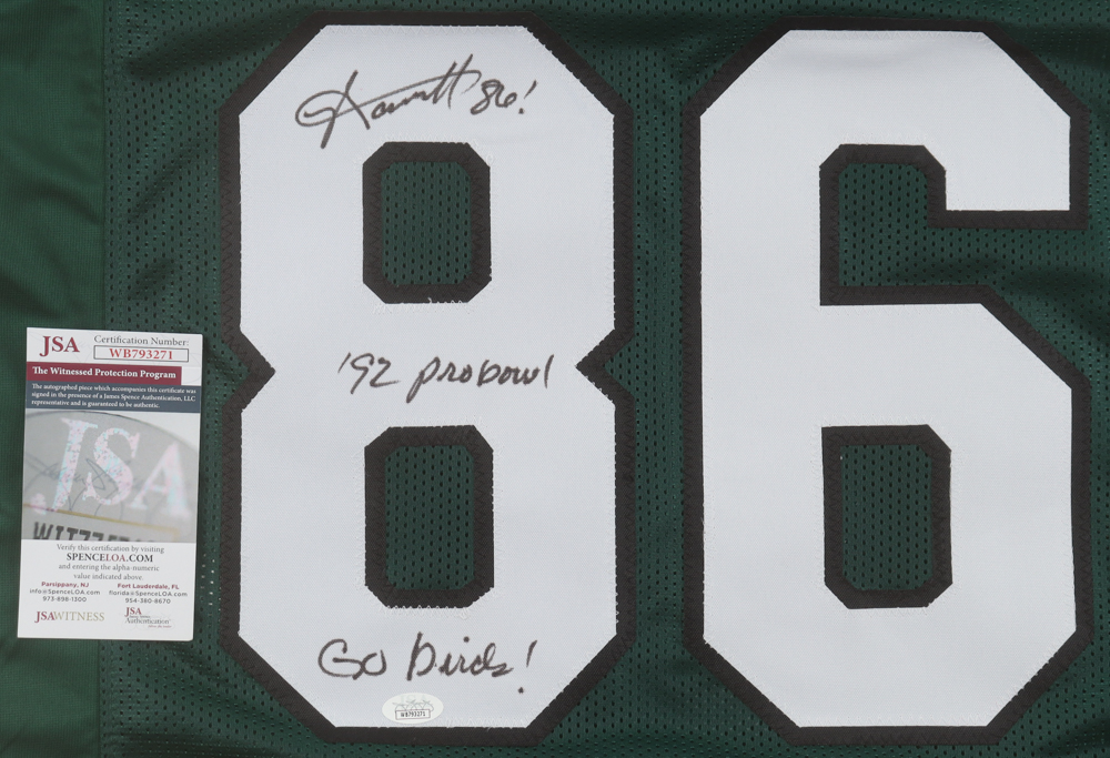 Fred Barnett Signed Jersey Inscribed "92 Pro Bowl" & "Go Birds!" (JSA) at PristineAuction.com Fred Barnett Signed Jersey Inscribed "92 Pro Bowl" & "Go Birds!" (JSA) at PristineAuction.com