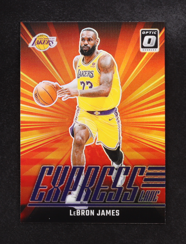 Lebron James 2024-25 Panini Donruss Optic Express Lane Prizm #2 at PristineAuction.com Lebron James 2024-25 Panini Donruss Optic Express Lane Prizm #2 at PristineAuction.com