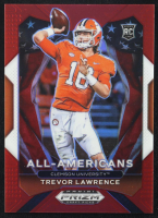 Trevor Lawrence 2021 Panini Prizm Draft Picks Prizms Red #181 AA RC #206/299 at PristineAuction.com