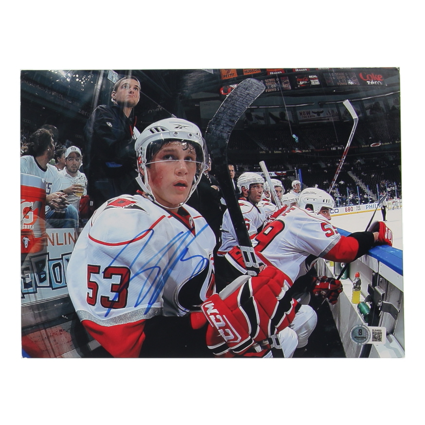Jeff Skinner Signed Hurricanes 8x10 Photo (Beckett) at PristineAuction.com Jeff Skinner Signed Hurricanes 8x10 Photo (Beckett) at PristineAuction.com